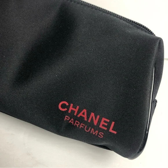 CHANEL Bags Chanel Parfums Zipper Closure Nylon Cosmetic Bag